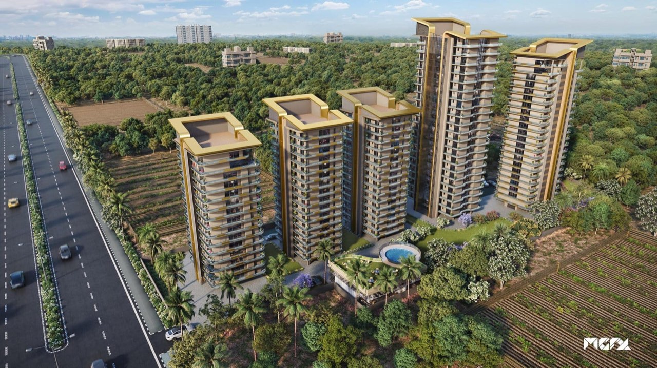 Atlantis Three Sixty Airport Road Zirakpur, project view