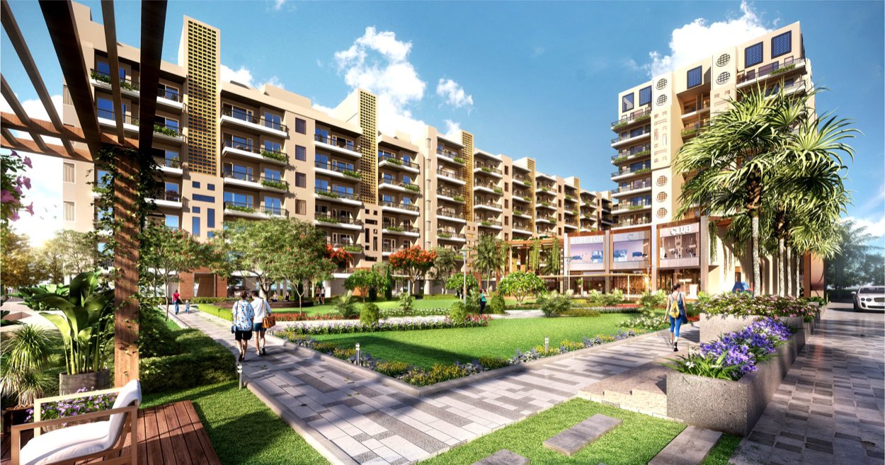 Beliston Avenue Old Ambala Road Zirakpur, project view