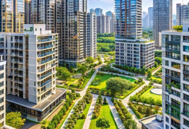 Celestial Tower VIP Road Zirakpur, project view