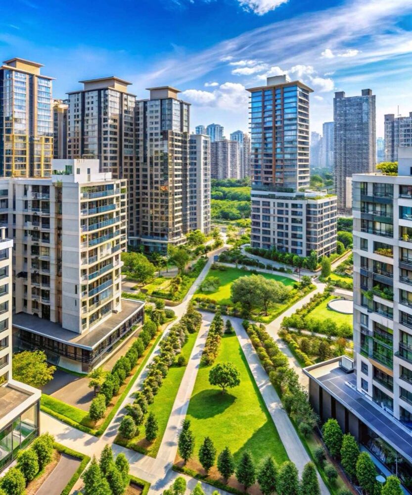 Celestial Tower VIP Road Zirakpur, project view