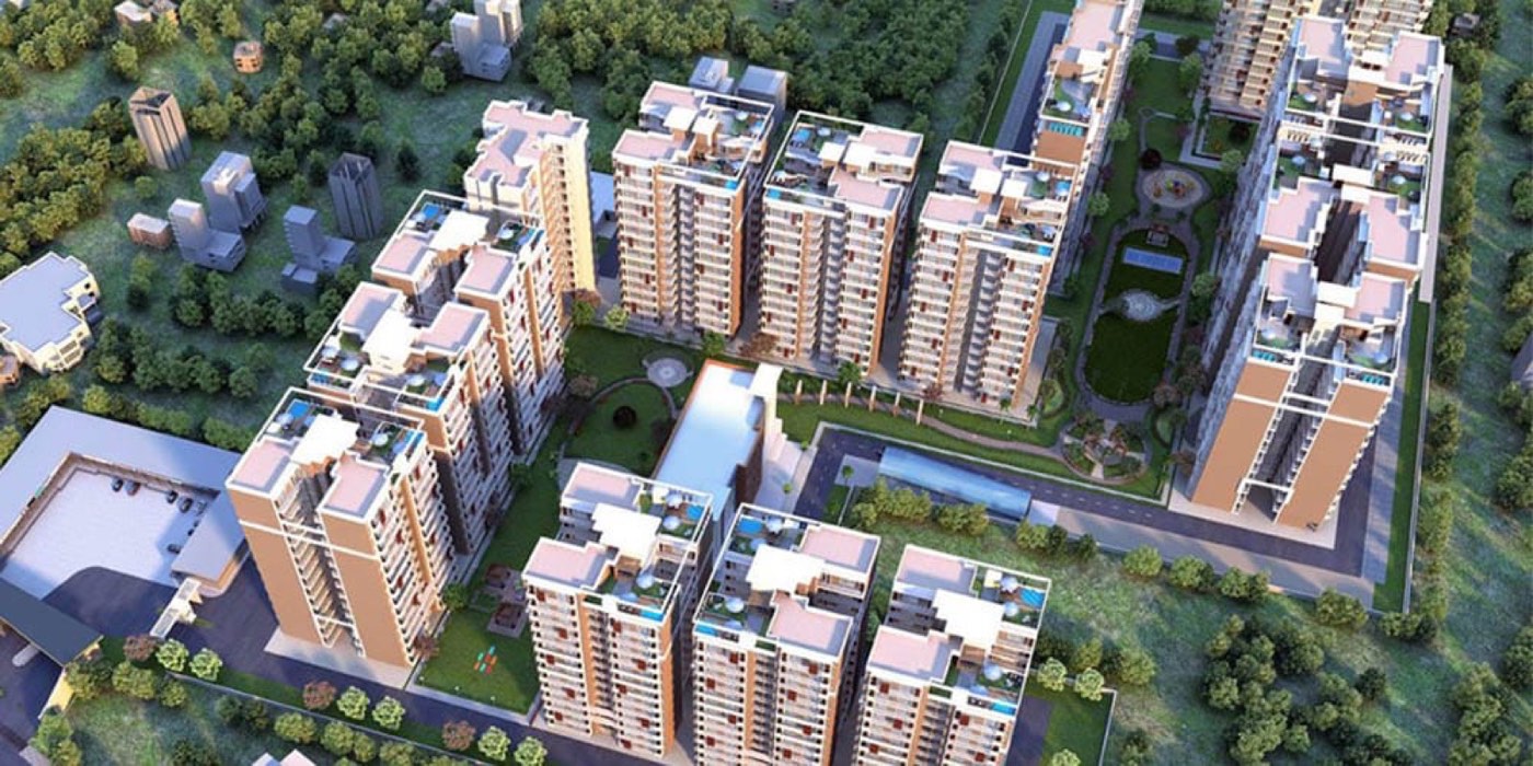 Green Lotus Utsav Airport Road Zirakpur, project view
